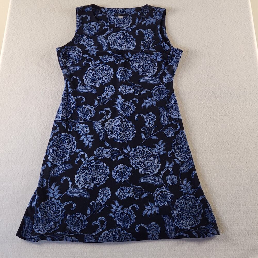 Tommy Hilfiger Women’s Floral Sleeveless Sheath Dress Navy Polyester Size 4